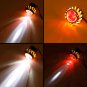 New 2X 15W Motorcycle Projector Lens CREE LED  Headlight Angel Eyes Fog Lamp
