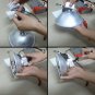 New 2X 15W Motorcycle Projector Lens CREE LED  Headlight Angel Eyes Fog Lamp