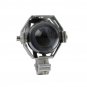 2x 125W Moto CREE U5 LED Driving Fog Spot Light Headlight For Harley Honda BMW