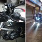 2x 125W Moto CREE U5 LED Driving Fog Spot Light Headlight For Harley Honda BMW