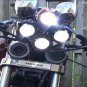 2x 125W Moto CREE U5 LED Driving Fog Spot Light Headlight For Harley Honda BMW