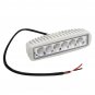 1x 6" 18W led work light Flood bar offroad fog/driving DRL Lamp 4WD jeep Truck