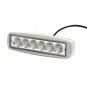 1x 6" 18W led work light Flood bar offroad fog/driving DRL Lamp 4WD jeep Truck