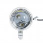 2x 30W Cree U3 LED 12V Motorcycle Headlight White Angel Eye Spotlight For BMW