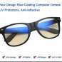 Glasses for The Computer for Men Women Transparent Eyeglasses Blue Coating