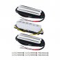 FLEOR 3pcs Ceramic Magnet Neck/Middle/Bridge Pickup HSH Set Dual Hot Rail
