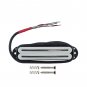 FLEOR 3pcs Ceramic Magnet Neck/Middle/Bridge Pickup HSH Set Dual Hot Rail