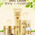 4 pcs Snail Face Skin Care Set Day Cream/Essence/ Eye Cream/Cleanser Anti Aging