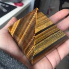 Natural Tiger Eyes Crystal Pyramid Polished Healing Pyramid (70*70*60mm)