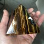 Natural Tiger Eyes Crystal Pyramid Polished Healing Pyramid (70*70*60mm)