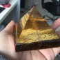 Natural Tiger Eyes Crystal Pyramid Polished Healing Pyramid (70*70*60mm)