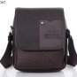 Men's Bag Shoulder Crossbody Bags For Men Messenger Bag Leather Pu Plaid Small