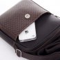 Men's Bag Shoulder Crossbody Bags For Men Messenger Bag Leather Pu Plaid Small