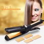 Titanium professional Hair Straightener Flat Iron Corrugated Curling