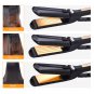 Titanium professional Hair Straightener Flat Iron Corrugated Curling