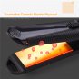 Titanium professional Hair Straightener Flat Iron Corrugated Curling