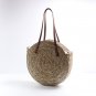 2018 Moroccan Palm Basket Bag Women Water Hyacinth Bag Hand Woven Round Straw