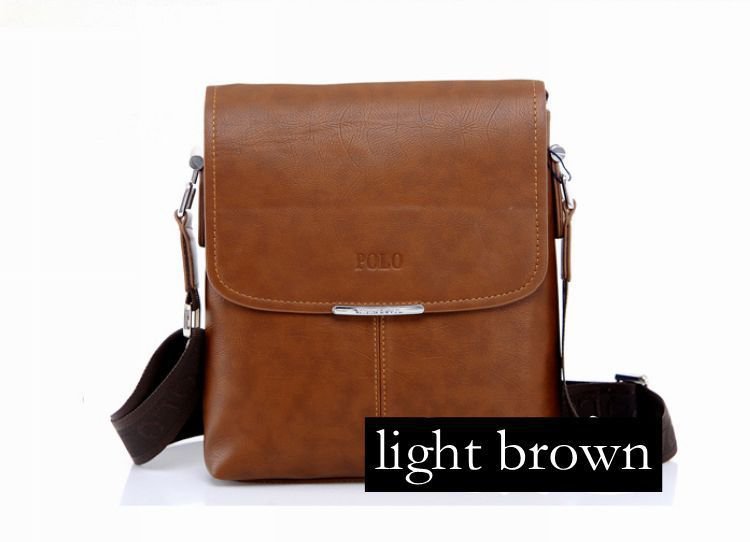 Polo  Polyureth Men Messenger Bags Solid Men Shoulder Travel Bags Crossbody Men