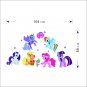 Cartoon Wall Stickers for Kids Rooms Baby Room Decor Wallpaper Mural Gift