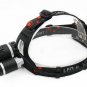 Headlamp Headlight 13000LM LED Lantern Fishing+18650 battery+Car USB AC Charger