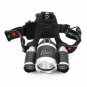 Headlamp Headlight 13000LM LED Lantern Fishing+18650 battery+Car USB AC Charger