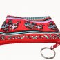 2 pcs Wallet bag  Cotton bag coin bag Thai Elephant  Mini bag key chain bag