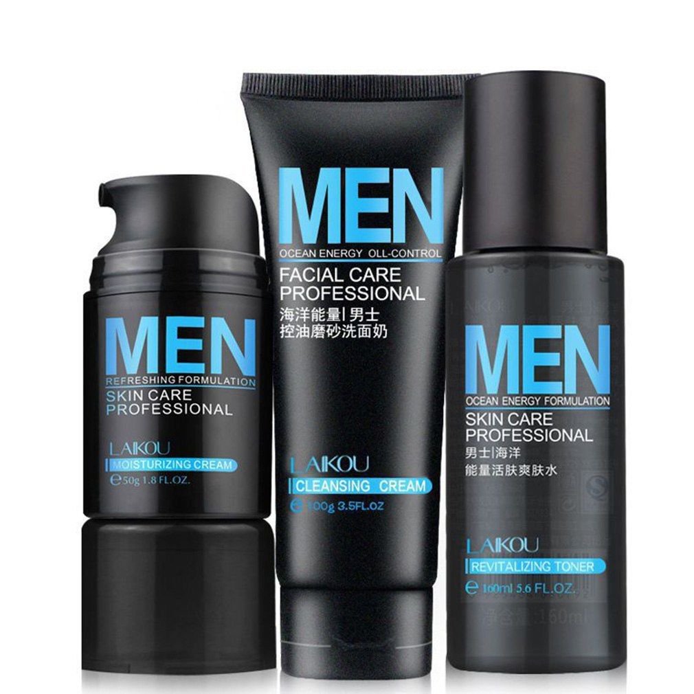 Men Deep Cleansing Moisturizing Hydrating Oil Control Acne Blackhead Face Care