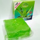 Thai Natural Aloe Vera Whitening Herbal Face Soap and Body  60 g Jam brand