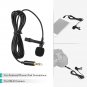 Mini Portable Microphone Condenser Clip-on Lapel Lavalier Mic Wired