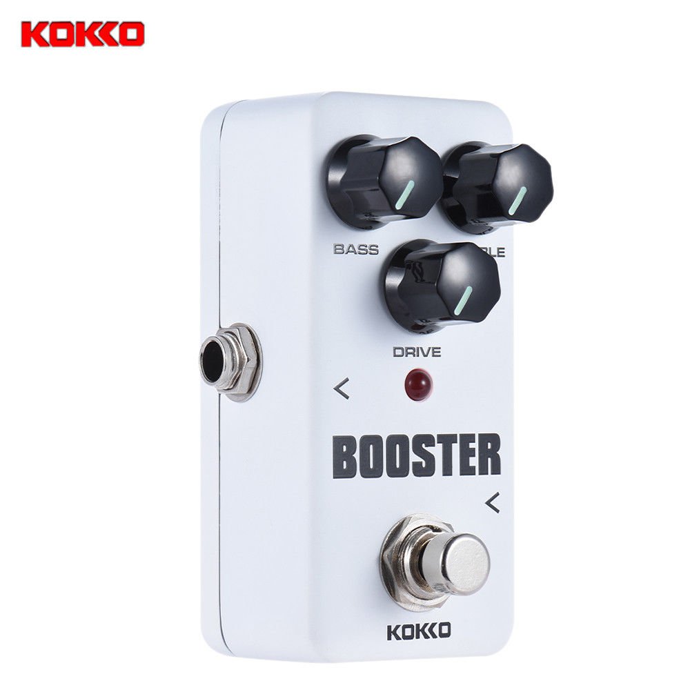 Mini Booster Pedal Portable 2-Band EQ Guitar Effect High Quality Guitar Parts