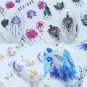 40 pcs Nail Stickers Water Decals Butterfly Floral Animal  Nail Art Decoration