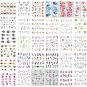 40 pcs Nail Stickers Water Decals Butterfly Floral Animal  Nail Art Decoration