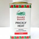 Prickly heat body powder snake brand classic scent cooling fresh 140 g.