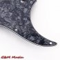 Pickguard Pickups Loaded Prewired 11 Hole SSH Black Pearl Electric Guitar
