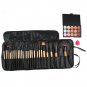Pro 24 pcs Makeup Brushes Set kits and 15 Colors Concealer Palette Sponge Puff