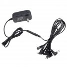 Power Supply Cable Bend Connector with 2A 9V DC Adapter (US Optional) for Guitar