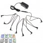 Power Supply Cable Bend Connector with 2A 9V DC Adapter (US Optional) for Guitar