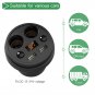 3.1A Dual USB Car Charger Cup Charging Voltage Current Display Phone Charger
