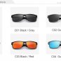 Men Polarized Sunglasses Aluminum Magnesium SunGlasses Driving Glasses Rectangle