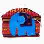 Bag Pouch wallet coin Thai Elephant Picture Hand bag Handmade Beautiful Color