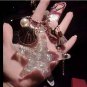 Sea World Starfish Pearl Shell Keychain Crystal Pendant Keychain Women Gift