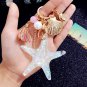Sea World Starfish Pearl Shell Keychain Crystal Pendant Keychain Women Gift