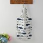 Cotton Linen Shopping Tote Carrying Shoulder Bag Print Whale Octopus Sea Life
