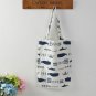 Cotton Linen Shopping Tote Carrying Shoulder Bag Print Whale Octopus Sea Life