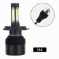 2 pcs LED H4 Car Headlight 72W 8000LM High Low Beam Light Automobiles Lamp white