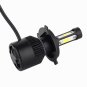 2 pcs LED H4 Car Headlight 72W 8000LM High Low Beam Light Automobiles Lamp white