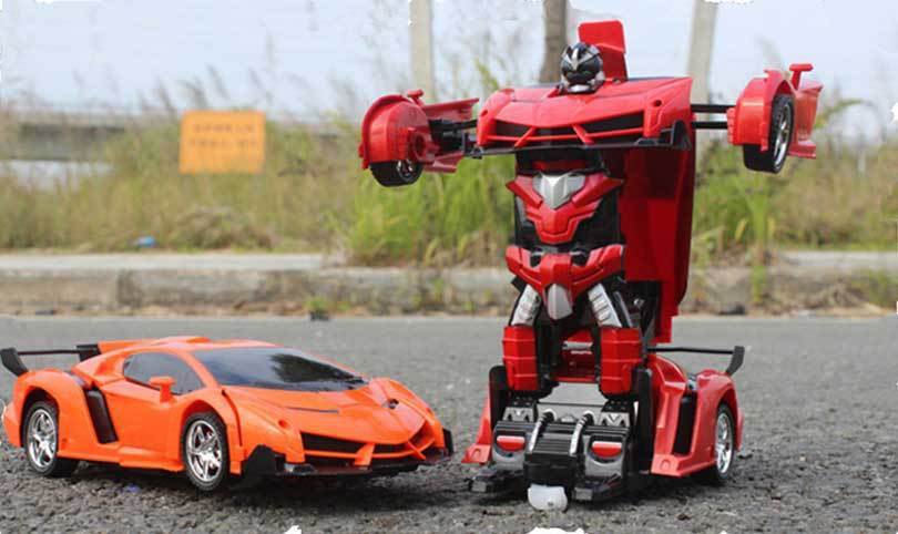 Car Sports Car Transformation Robots Models Remote Control Deformation Car RC
