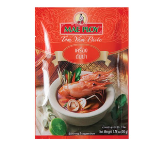 Tom Yum Paste Mae Ploy spicy food delicious Classic Thai Food  50 Gr.