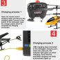 Helicopter 3.5 Channel Electric Drone USB Charging Alloy Copter with Gyroscope
