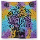 Elephant printing tapestry Hippie Beach Towel Yoga Home Decor Blankets Mat India